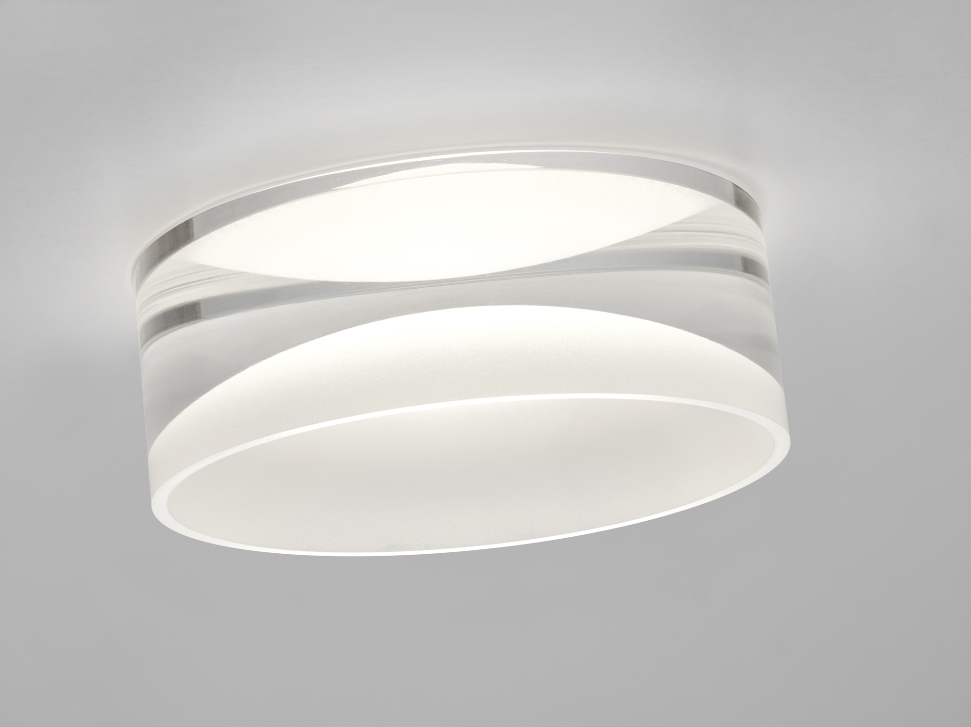 Helestra SKA  recessed ceiling luminaire aluminium white