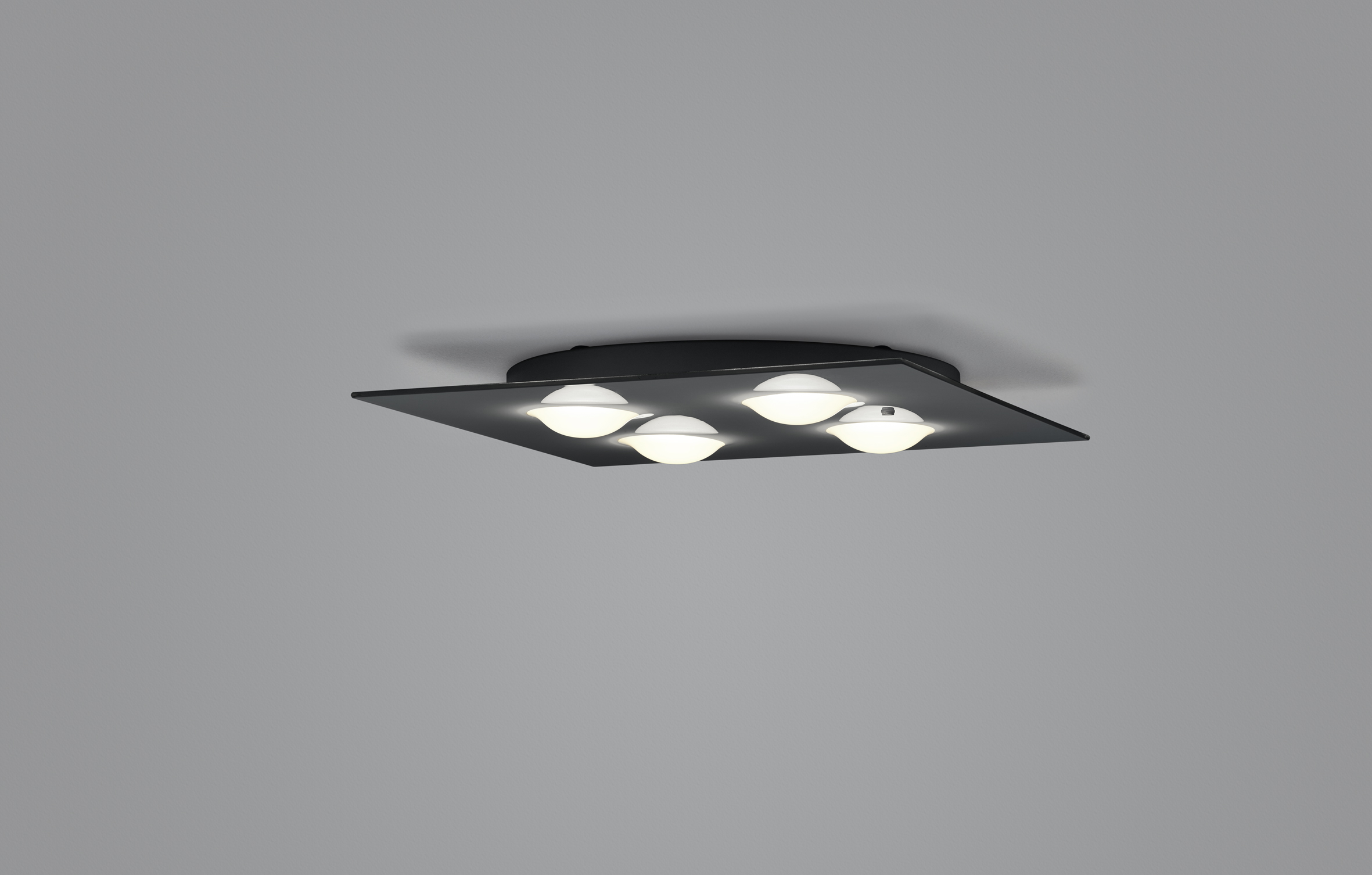 Helestra BELOS  lampada soffitto acciaio nero