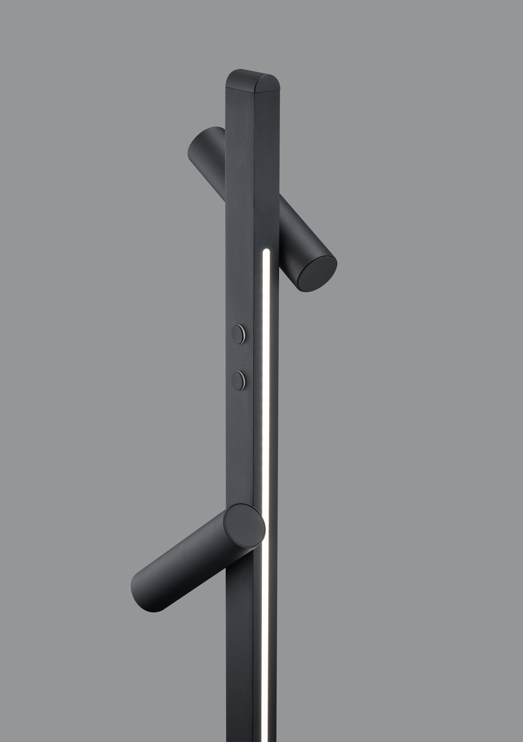 Helestra METIS  lampadaire aluminium noir mat