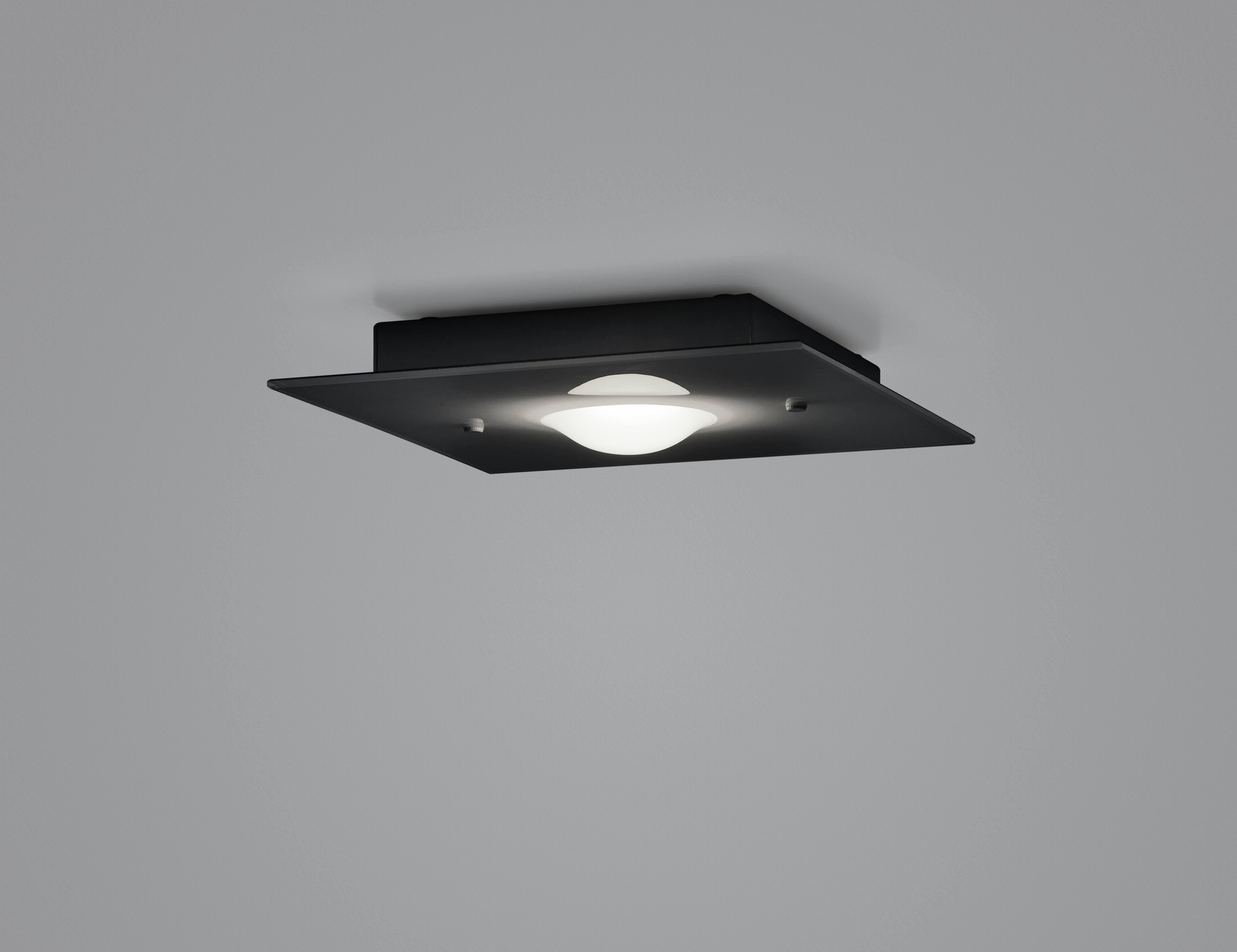 Helestra BELOS  lampada soffitto acciaio nero opaco