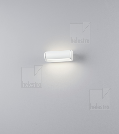 Helestra LUZ  wall luminaire aluminium mat white