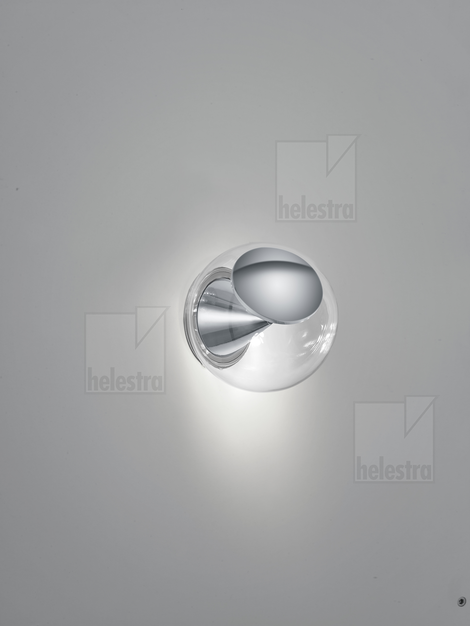 Helestra PINO wall/ceiling-luminaire aluminium chrome