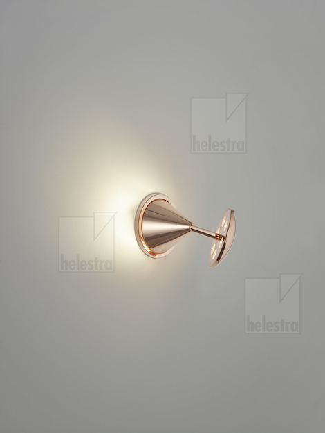 Helestra PINO wall/ceiling-luminaire aluminium rose gold