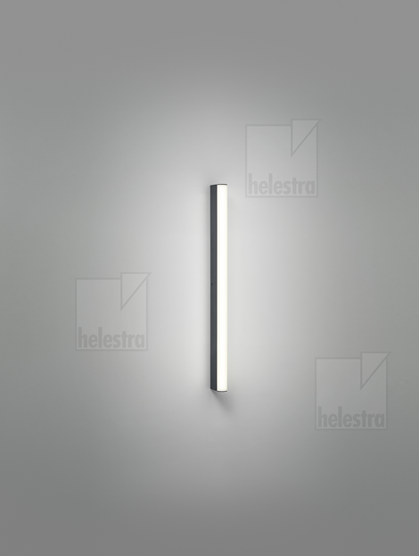 Helestra PONTO-S  lampada a parete alluminio nero opaco