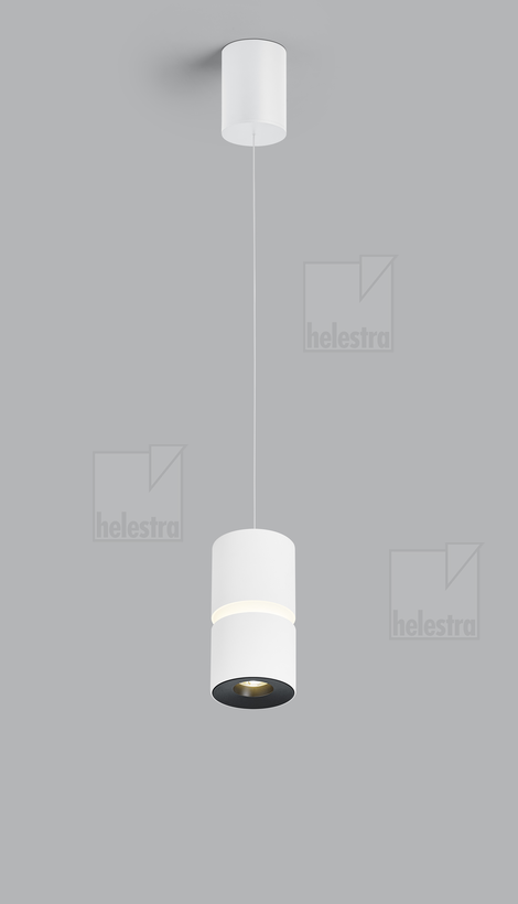 Helestra ROK  lampada a sospensione alluminio bianco opaco