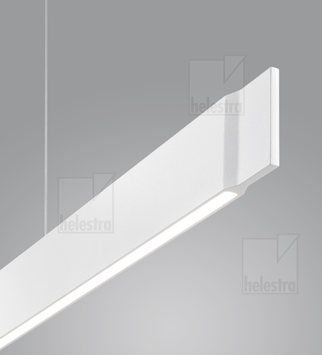 Helestra VANA  suspension lumineuse aluminium blanc mat