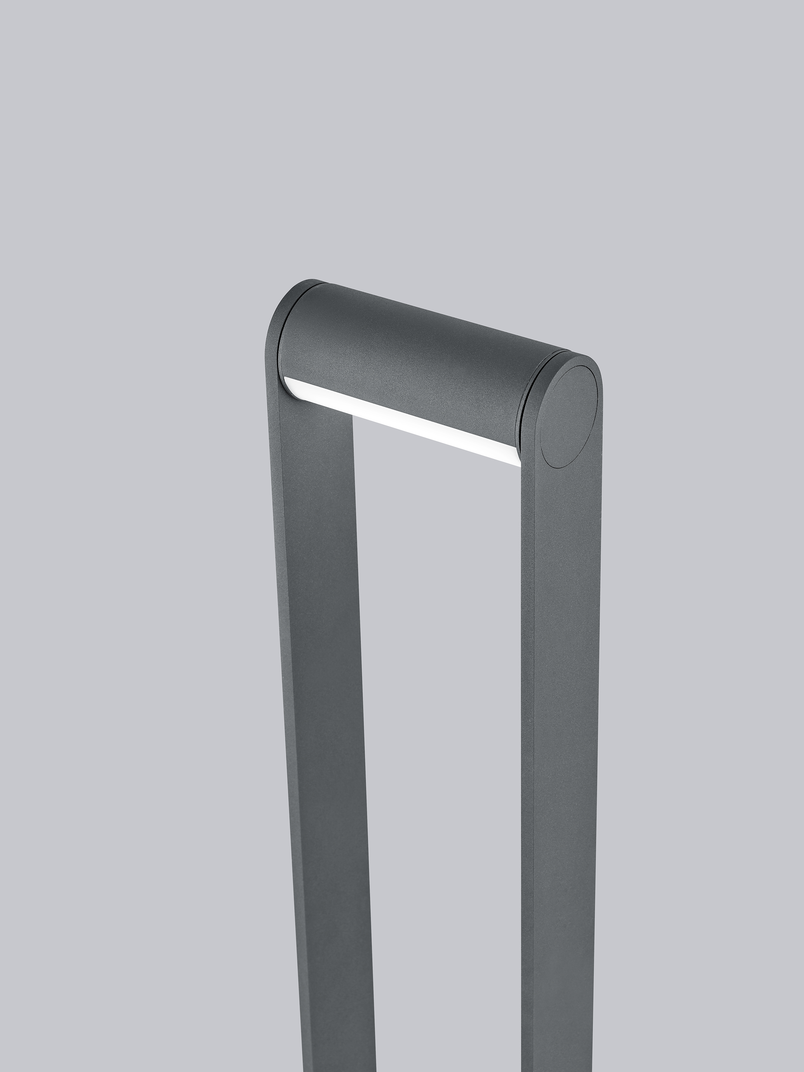 Helestra LUZ44  bollard luminaire aluminium graphite